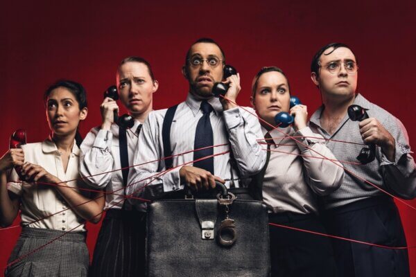 Operation Mincemeat – Fortune Theatre, London Operation Mincemeat. Photo credit Matt Crockett
