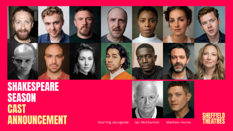 Full cast and creative team announced for Shakespeare Season at Sheffield’s Crucible Theatre