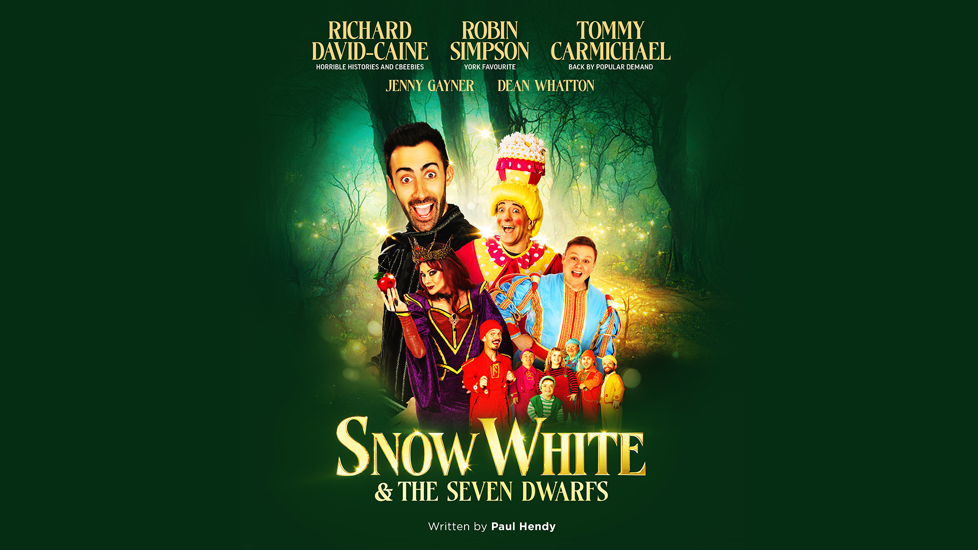 Full principal cast announced for Snow White and the Seven Dwarfs at York Theatre Royal